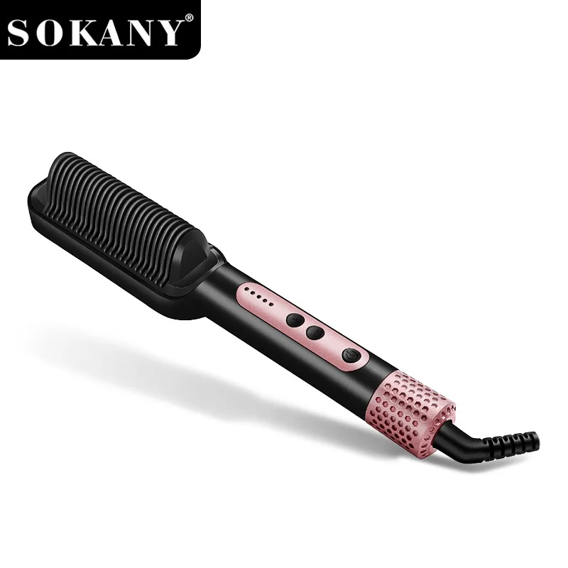 SOKANY  SK-1008 Hair straightner 5-Temp Variable Heating, 2-Min Heat, Overheat Safe 1