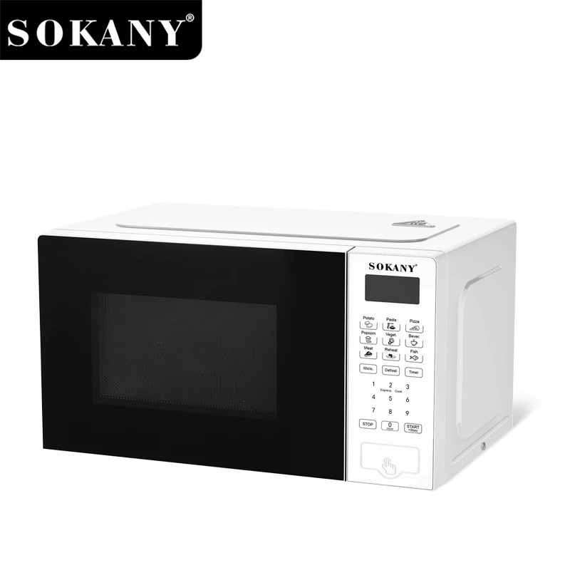 SOKANY SK-10018 1100W Microwave Oven with Pre-set Buttons, LED Display, and Child Lock 1