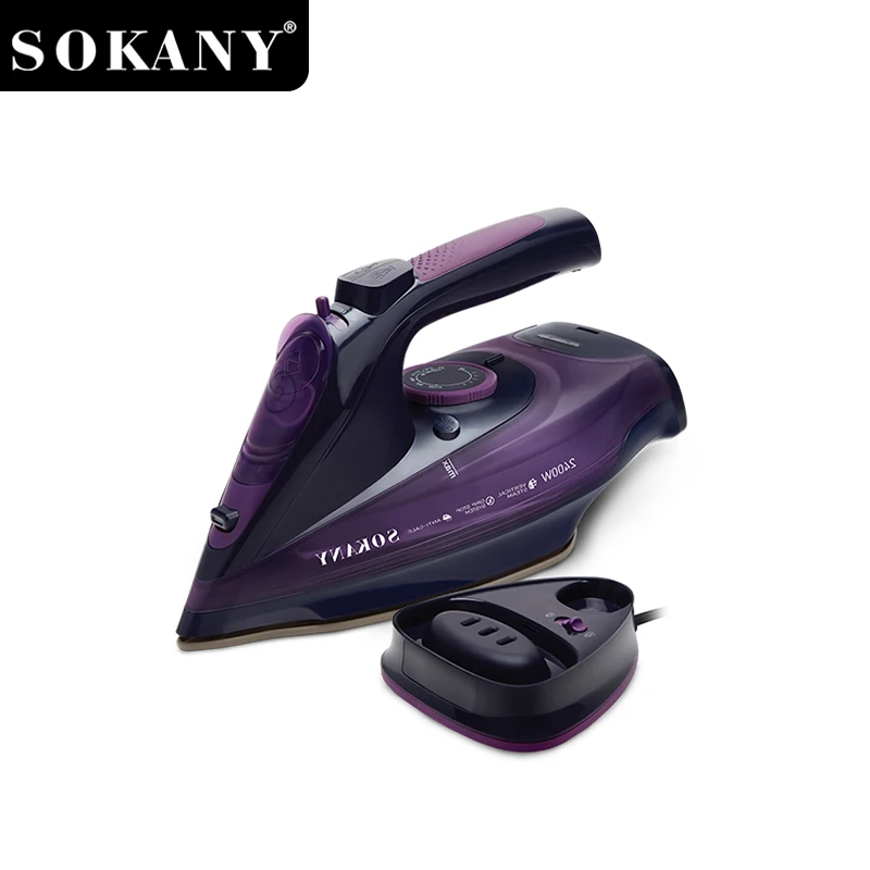 SOKANY AJ-2085 Wireless Iron with Adjustable Thermostat  Safety Protection 1