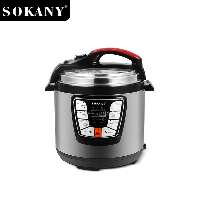 SOKANY SK-2401 Pressure Cooker one Key Exhaust, Large Panel Operation, Safety Valve Design 1