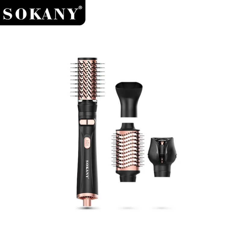 SOKANY SK-15030 360 Swivel Cord 4-in-1 Hot Air Comb with Drying, Straightening 1