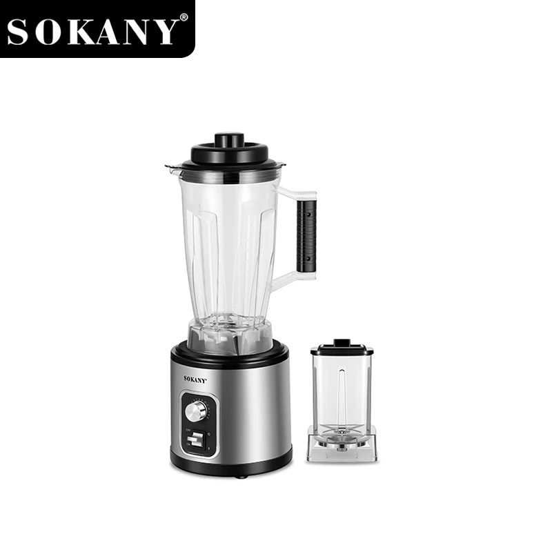 SOKANY  SK-6666 2-in-1 6600W Multi-purpose Blender with Ergonomic Grip and Stainless Steel Blades 1