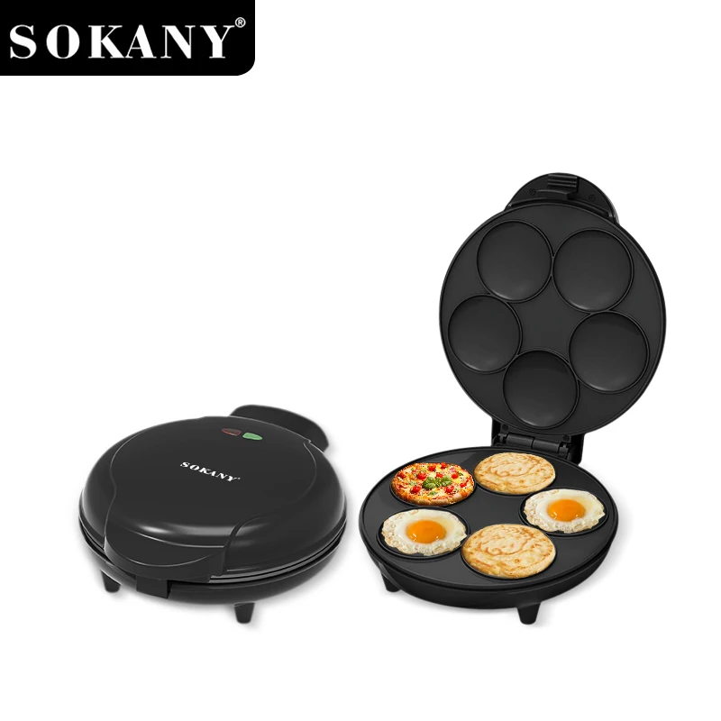 SOKANY  SK-08095 900W Arepa Maker with Heat-Resistant Body and Clip-Fastening 1