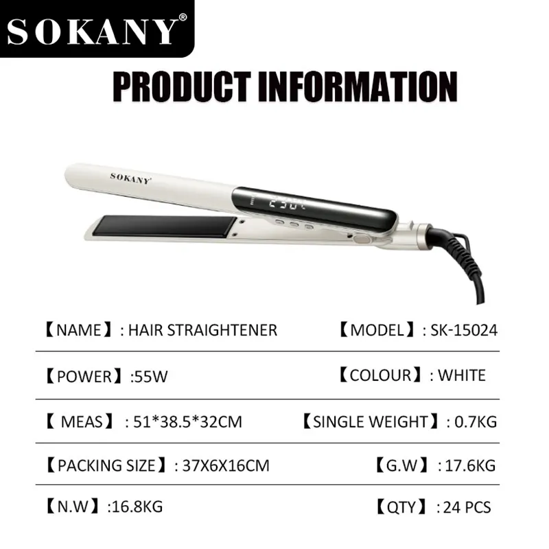 Hair Straightener Factory Price List 4