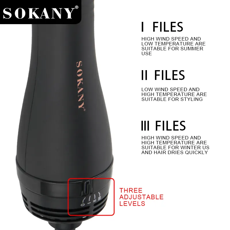 SOKANY Multi Head Hot Wind Comb Price List 7