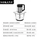 SOKANY Kitchen Appliances Price List 4