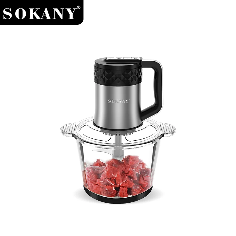 Sokany SK-06015 800W 3.0L მრავალფუნქციური ელექტრო ჩოპერის ბლენდერი ოთხი სიჩქარის კორექტირებით 1