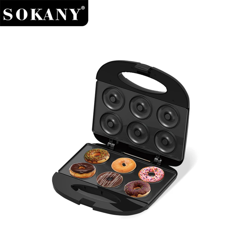 SOKANY  SK-08042 750W Donut Maker with Heat - resistant Plastic Body and Non - stick Coating 1