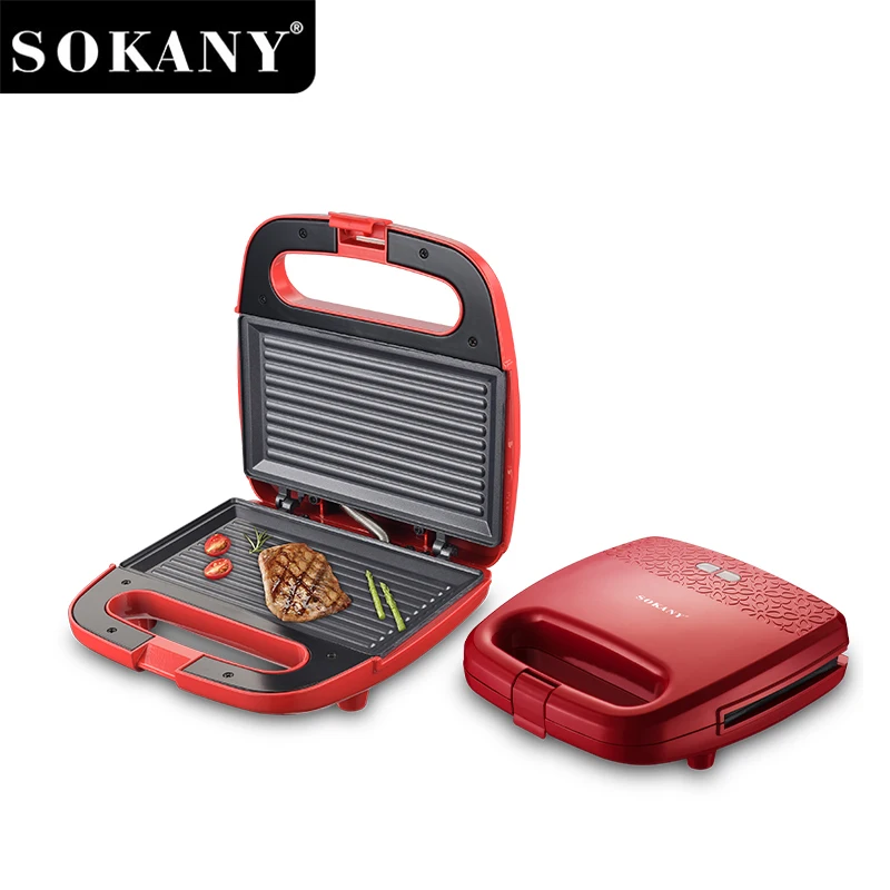 Sokany Sk-08065 750W 650w Грилл бо нишондиҳандаи гармӣ ва нишондиҳандаи барқ 1