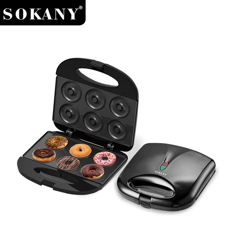 SOKANY  SK-08042 750W Donut Maker with Heat - resistant Plastic Body and Non - stick Coating 1