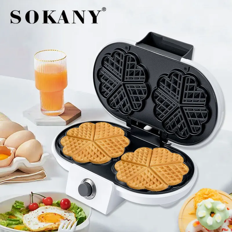 SOKANY 專業華夫餅機不沾鍋盤子工廠 5
