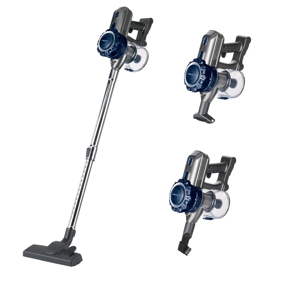 Folúsghlantóir gan sreang SOKANY SK-13020 2000W le Ceallraí 2200mAh agus Scagadh Cioclón 1