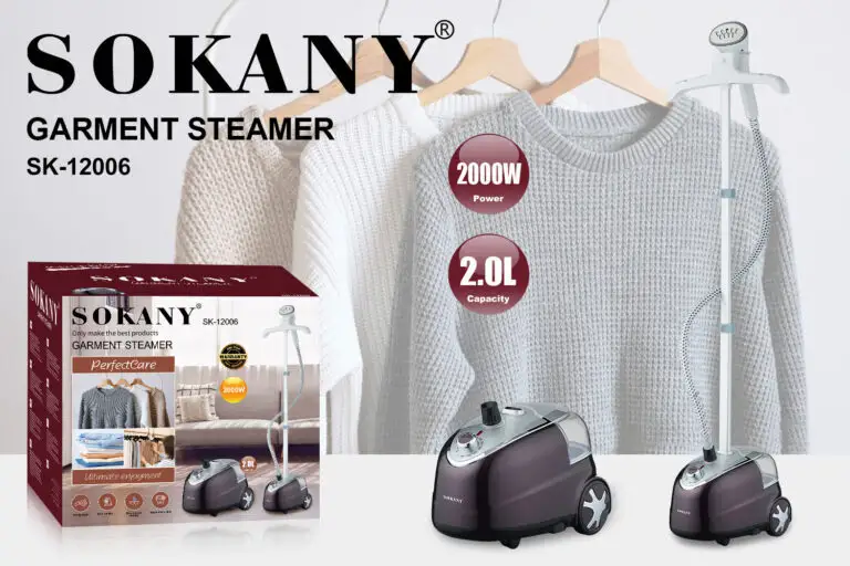 Garment Steamer 100% Chemical-free Garment Care Using Steam - - SOKANY 2