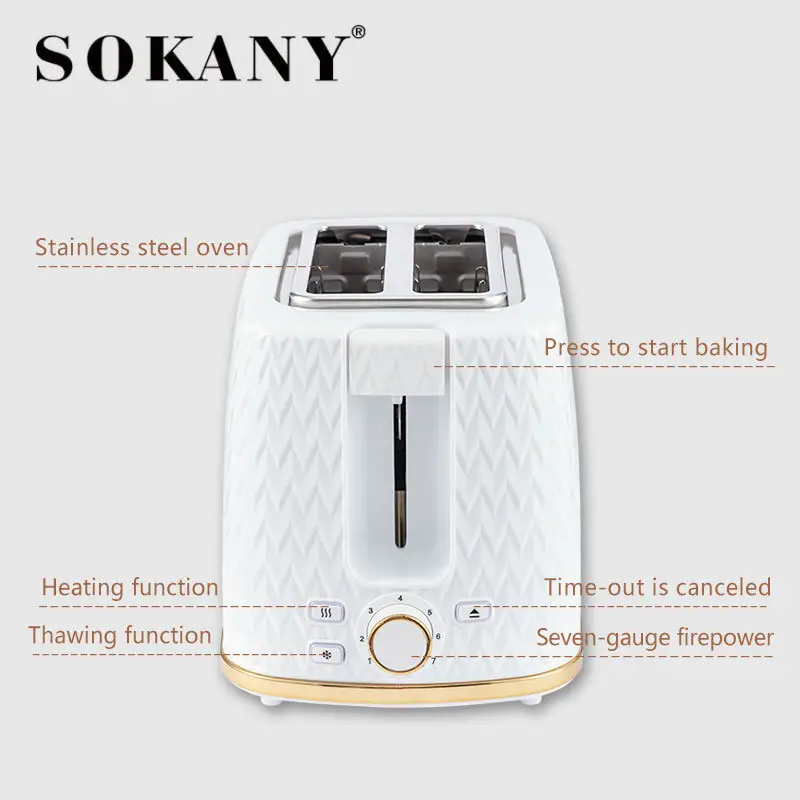 Custom Toaster 50/60Hz - - SOKANY 6