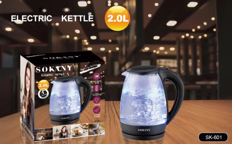 Elektrischer Wasserkocher Großhandel 360° kabellose Basis für einfache Bedienung - - SOKANY 2