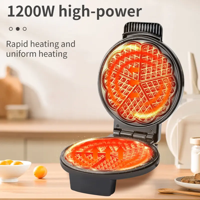 Proveedor de máquinas para hacer gofres con cuerpo de plástico resistente al calor 3