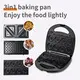 Wholesale Sandwich Maker Supply 4-slice 3-in-1 Design 6