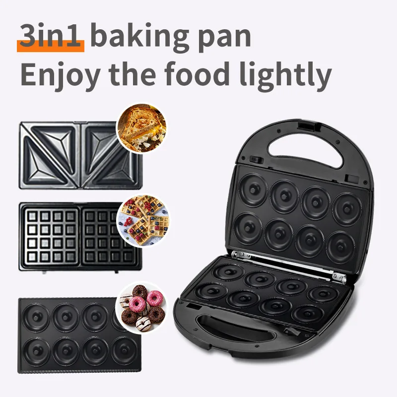 Wholesale Sandwich Maker Supply 4-slice 3-in-1 Design 6