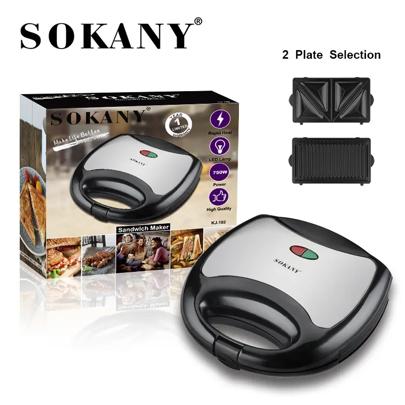 Sandwich Maker Indicator Lamp for Operation Status - - SOKANY 4