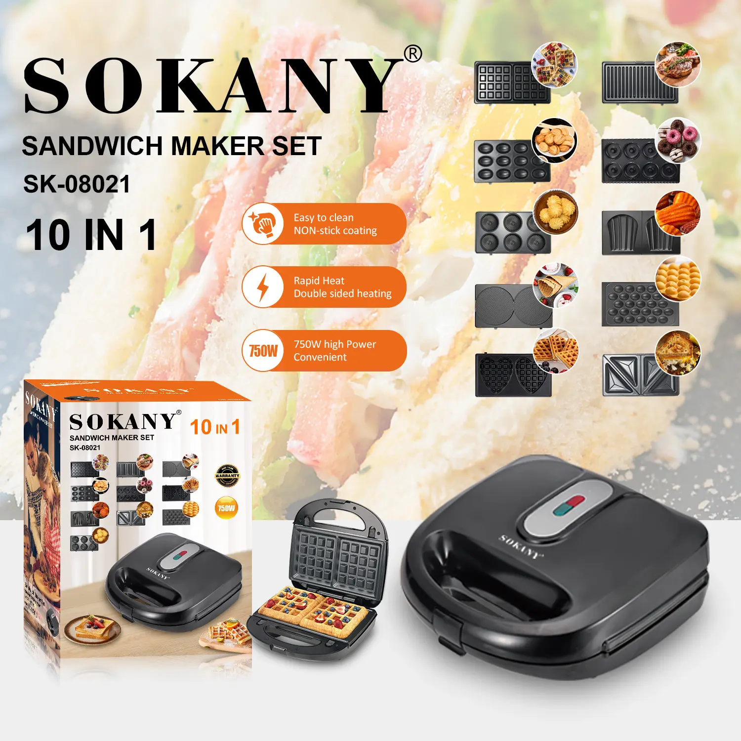 Pembuat Sandwic Borong Berkualiti Tinggi 2