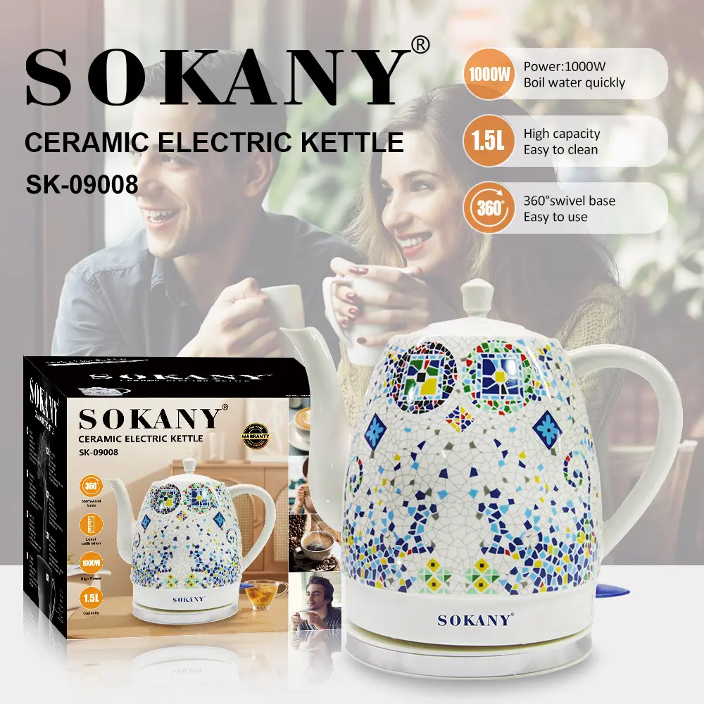 Electric Kettle Manufacturer Suppliers Automatic Switch-off for Safety 2