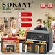 Sokany Air Fryer 90 ° C-тан 200 ° C-тан 200 ° C-қа дейін реттеледі 2