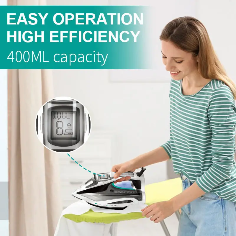 Best Vapor Iron Ceramic Soleplate - - SOKANY 3