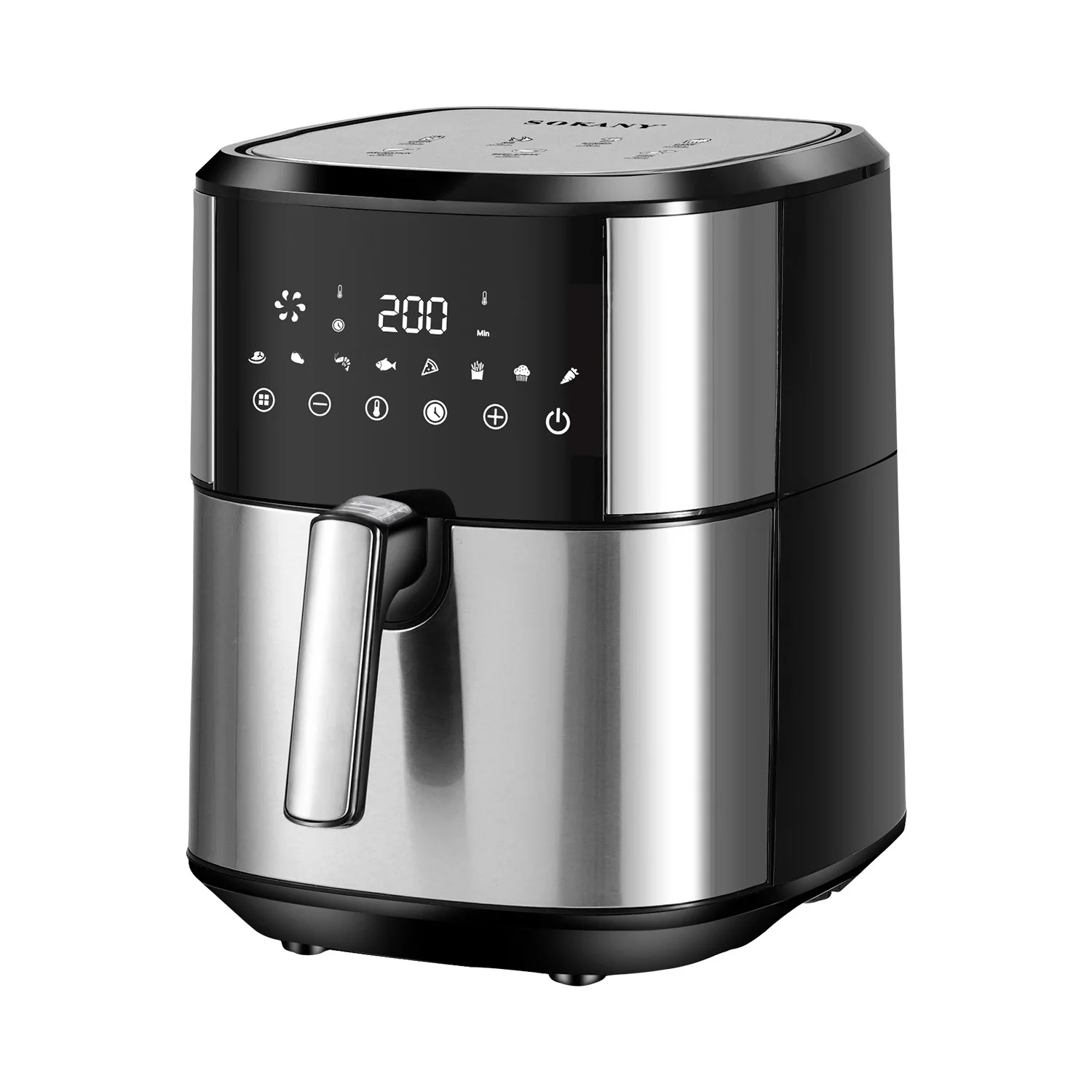 Fryer Aeir SOKANY SK-10043 le cosaint teocht inchoigeartaithe agus róthéamh 1