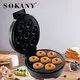Donut Maker Donut Machine for Sale Non-stick Coating Plate for Easy Cleaning 1000W Supply 6