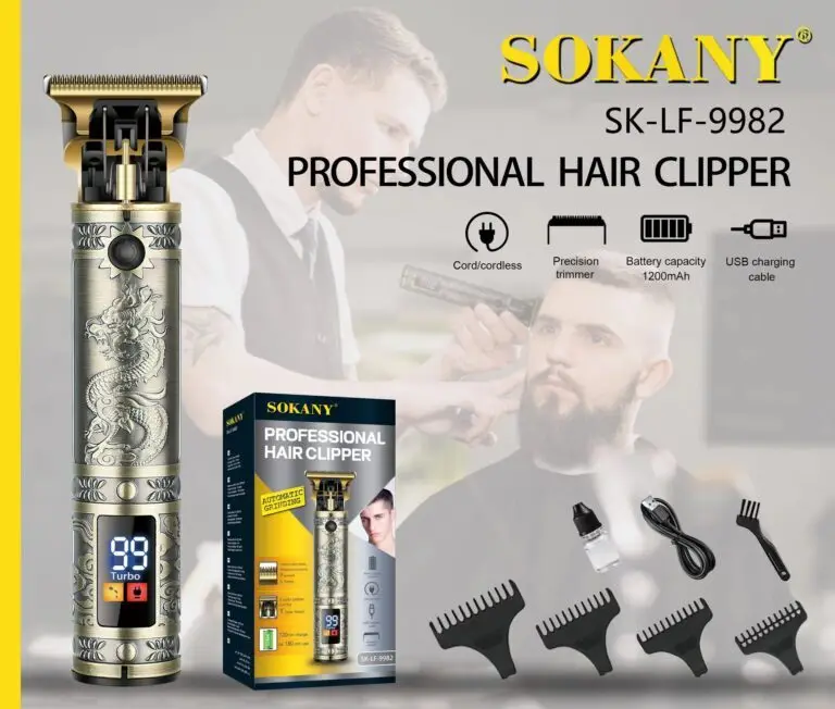 Saç Kəsmə Fabriki 1200mAh Litium Batareya - - SOKANY 2