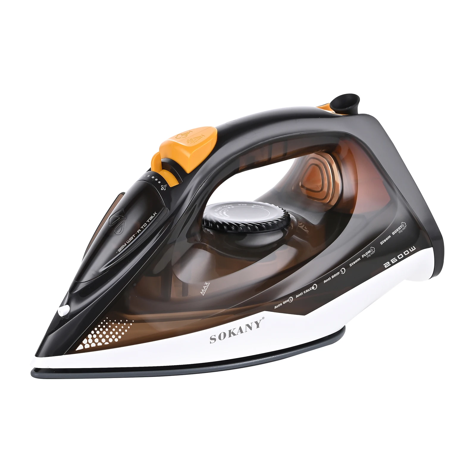 SOKANY SK-YD-2125 Steam Iron with Ceramic Soleplate and 300ml Water Tank 1