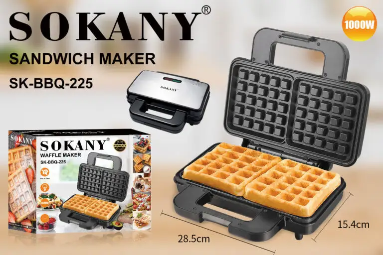 SOKANY Sandwich Maker Manufacturer Heat-resistant Plastic Body for Safe Usefactory 2