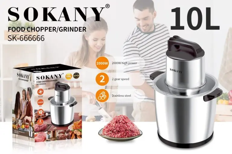SOKANY SK-666666 2000 Vt dvigatel va 10 litr quvvatga ega elektr maydalagich blenderi 1