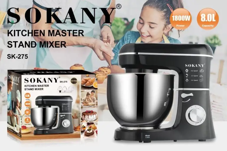 Bestcustom Stand Mixer in Stock 6 Speed Settings + Pulse Function 4