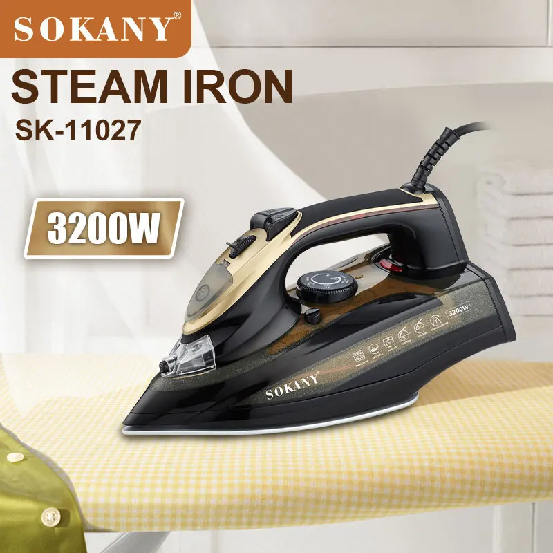 Irons Manufacturers Ceramic Soleplate by SOKANY 2
