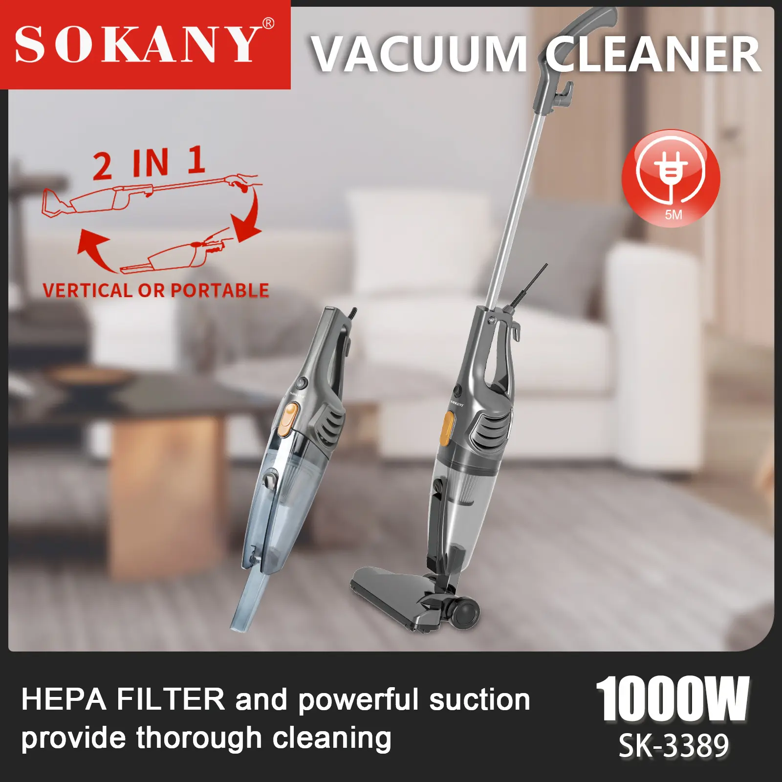 Vacuum Cleaner Supplier Cyclone Filtration System by SOKANY 2