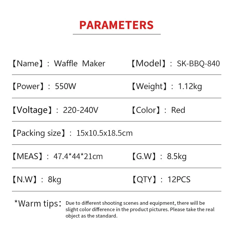 Waffle Maker Manufacturers Supply Ningbo 6