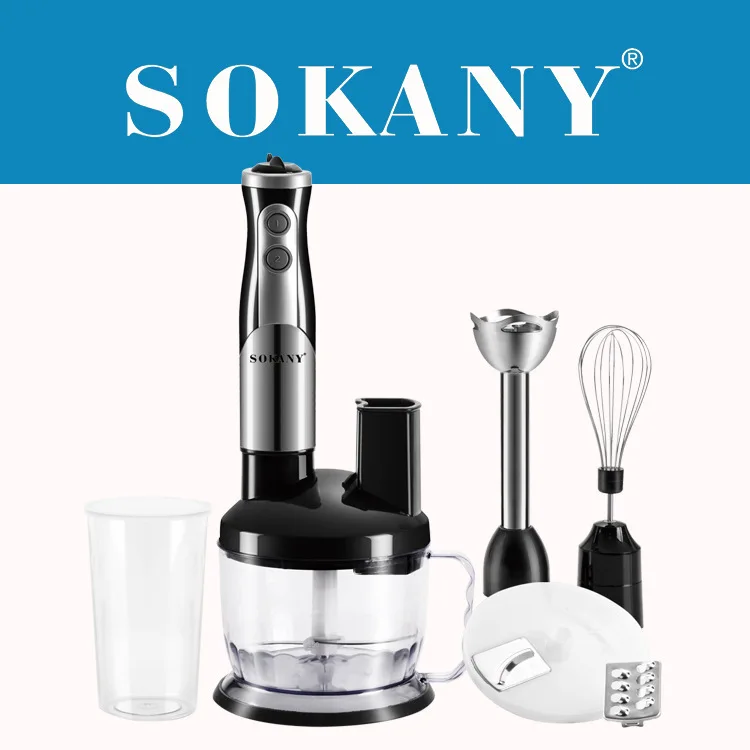 Máy xay cầm tay 9 trong 1 SOKANY SM-5011-8 có công suất 700W và trục bằng thép không gỉ 1