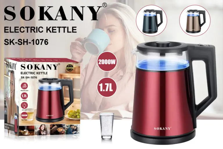 電水壺批發可拆卸可清洗過濾器 - - SOKANY 3
