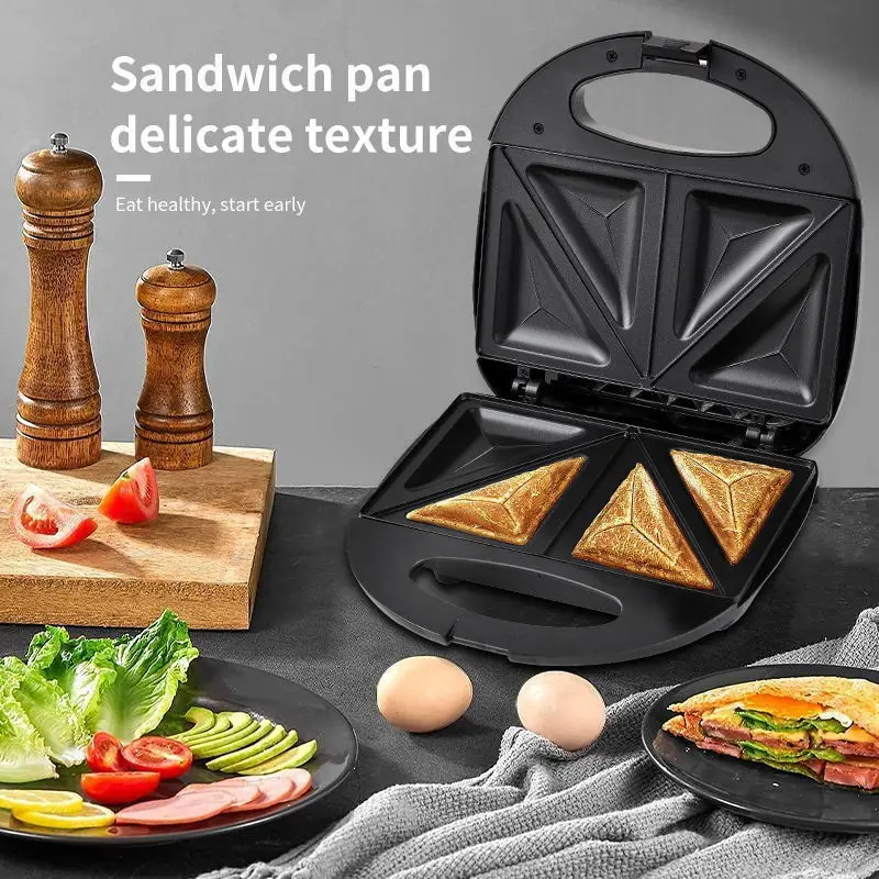 Wholesale Sandwich Maker Supply 4-slice 3-in-1 Design 3
