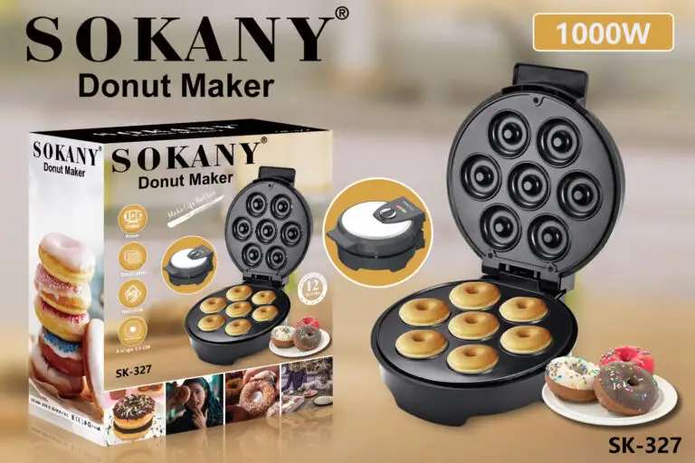 Donut Maker Donut Machine for Sale Non-stick Coating Plate for Easy Cleaning 1000W Supply 3