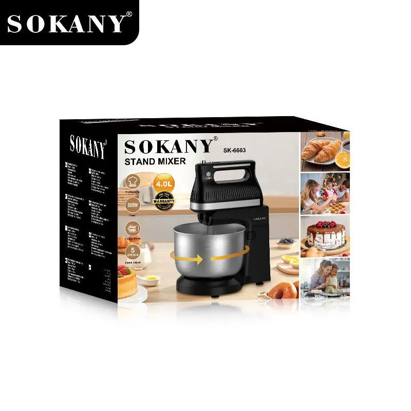 SOKANY Kitchen Aid Stand Mixer Sale Versatile and Safe Attachments for Different Taskssuppliers 4