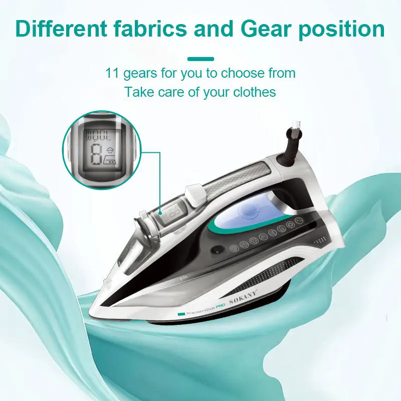 Best Vapor Iron Ceramic Soleplate - - SOKANY 5