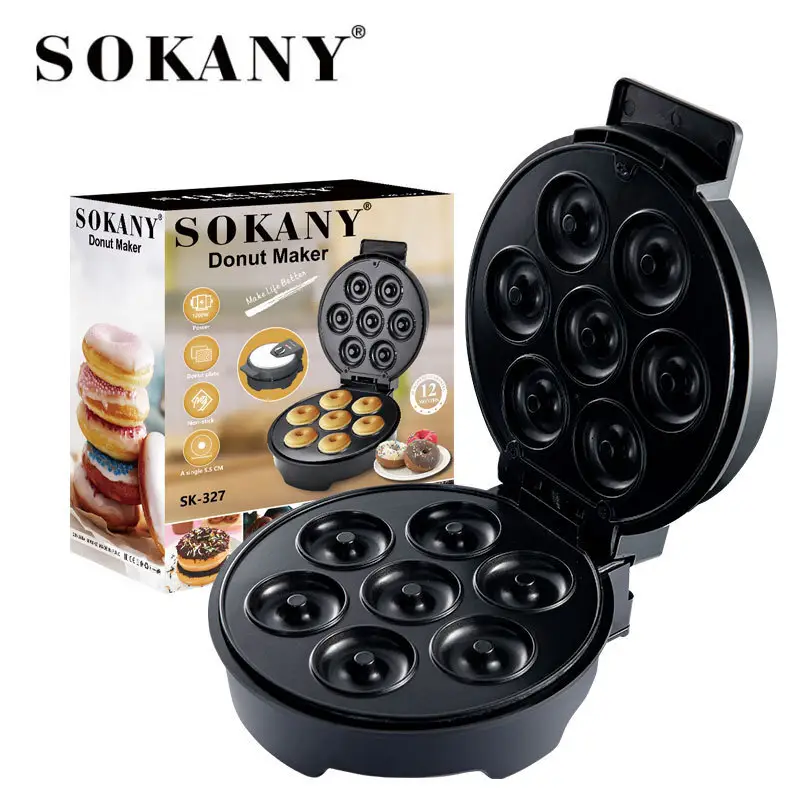 Donut Maker Donut Machine for Sale Non-stick Coating Plate for Easy Cleaning 1000W Supply 4