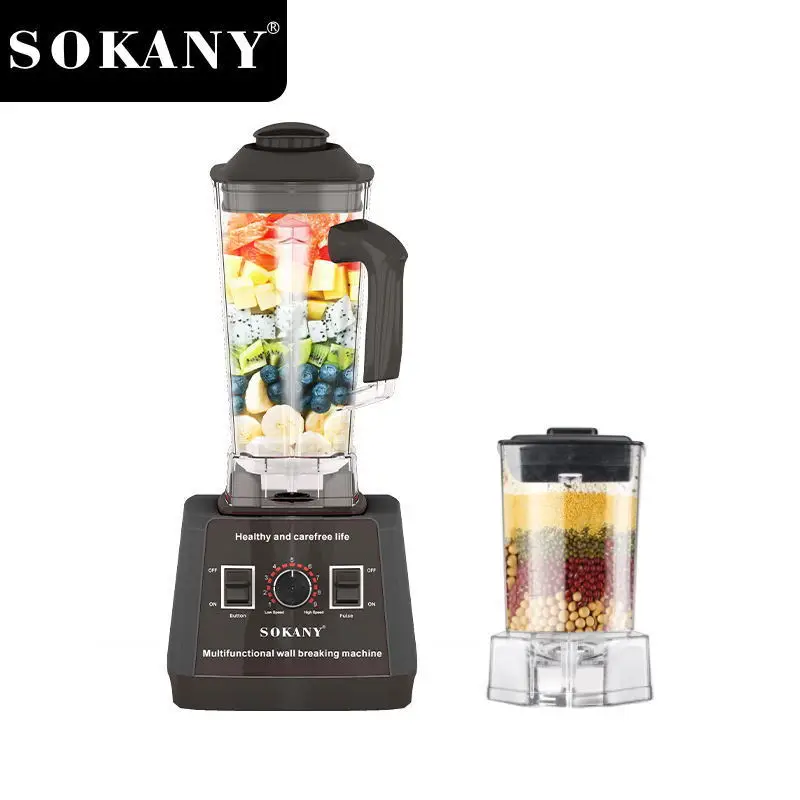 Grinding Blender Ergonomic Grip for Comfortable Handling - - SOKANY 4