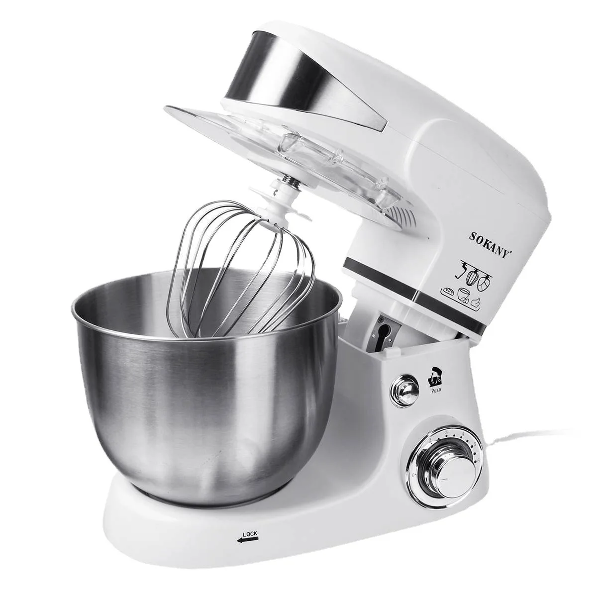 SOKANY SC-206 Kneading Machine with 5L Capacity and 1000W Power 1