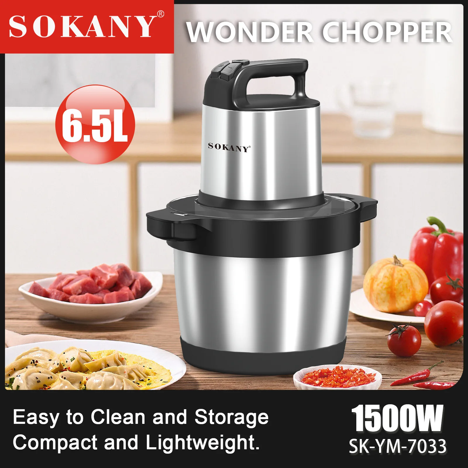SOKANY Wonder Chopper 38×25.5×18.5cmmakers 2