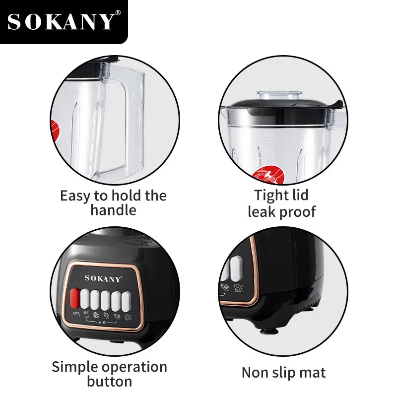 Blender Company Equipped with a Safety Device Soft and User-friendly Designcompany 5