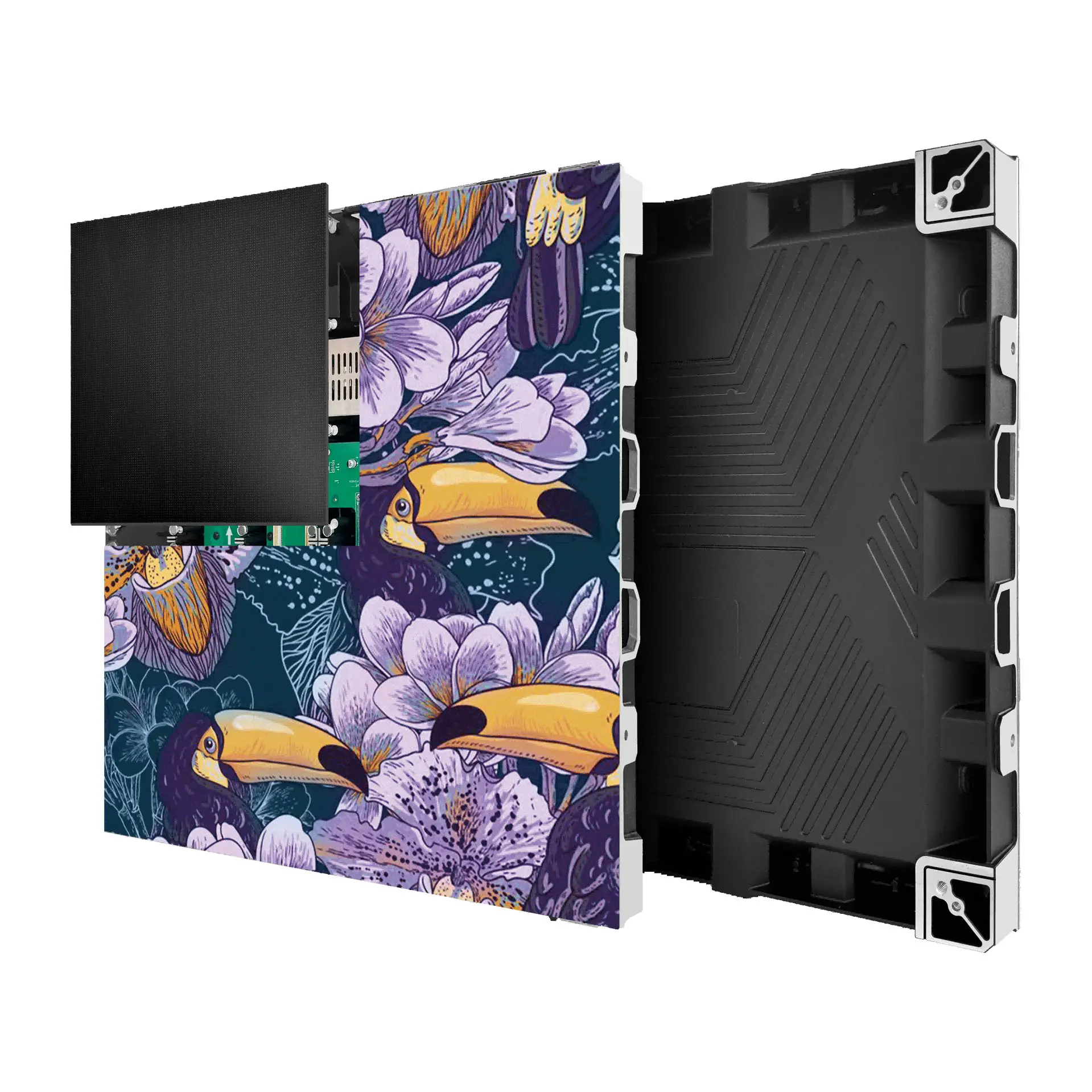 屋内LEDビデオ壁の背後にある科学 1