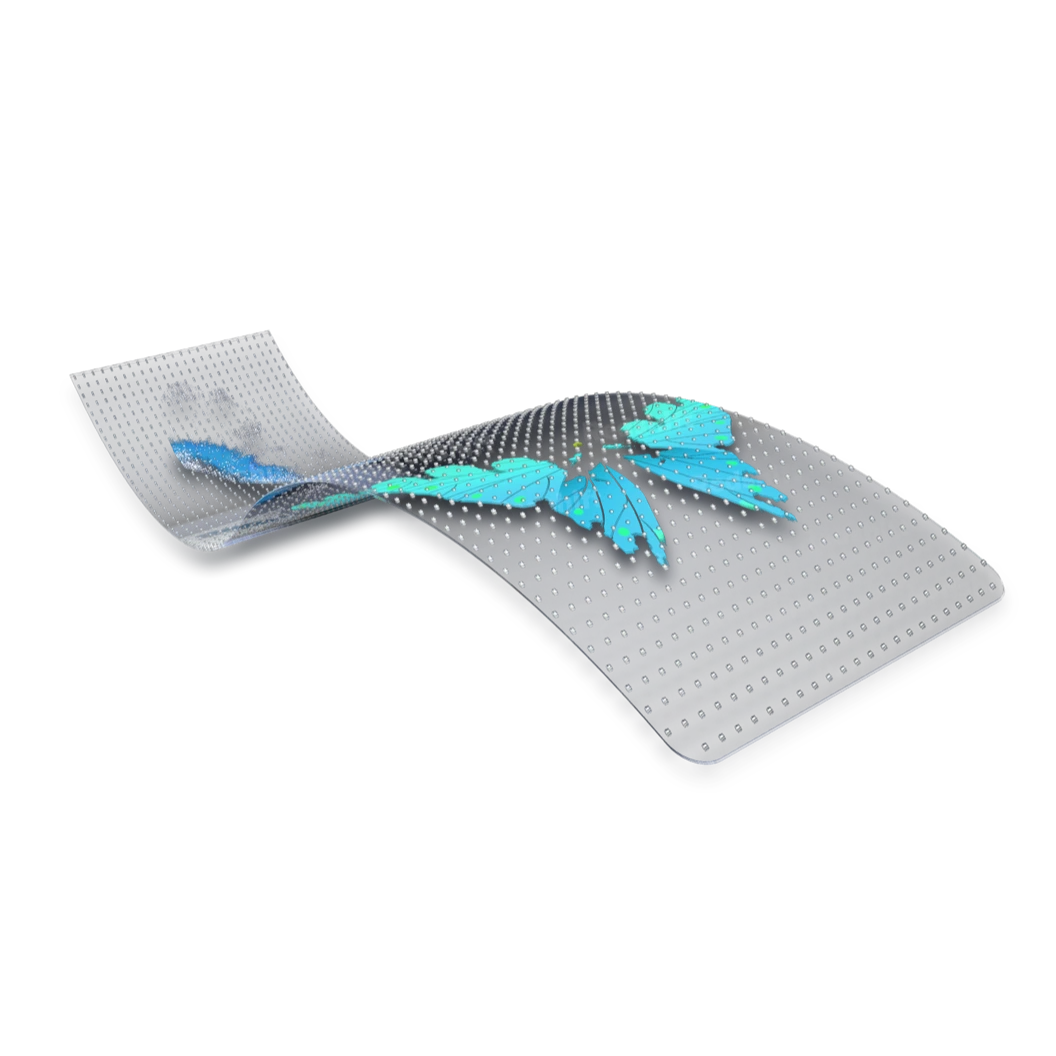 LIONLED Indoor Flexible Transparent LED Display P10 For Glass Windows Shop/Advertising 1